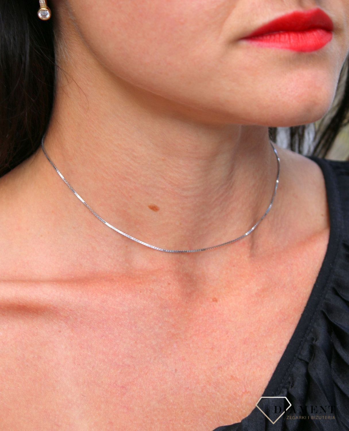 Złoty łańcuszek 585 kosteczka białe złoto 1 mm S2Ł000000-345B 585 1mm (1).jpg